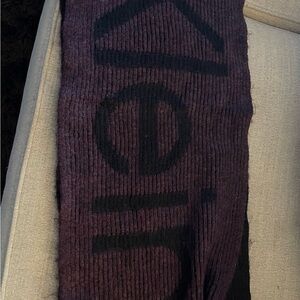 Calvin Klein Purple and Black Scarf